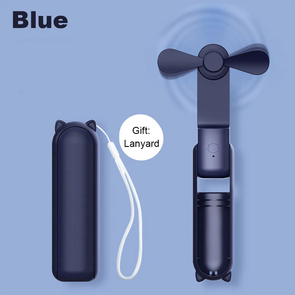 chargeable 3 Speed Mini Handheld Fan