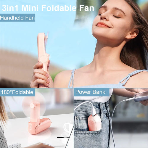 chargeable 3 Speed Mini Handheld Fan